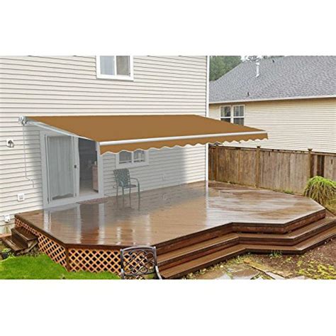 Traditional Manually Retractable Awning (26. . Home depot retractable awning